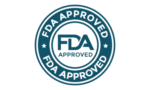 lymph tonic FDA approved facility manufacturing standards and quality control badge